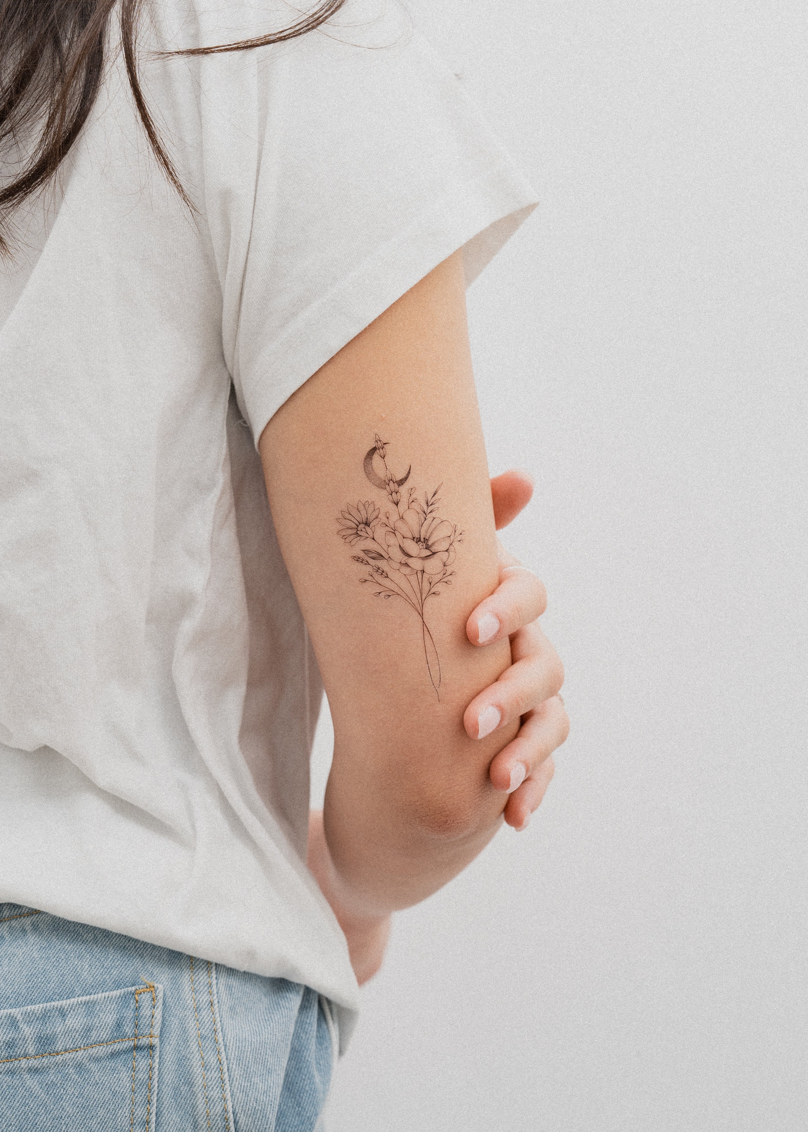 Bouquet Set | Tattoo Sticker