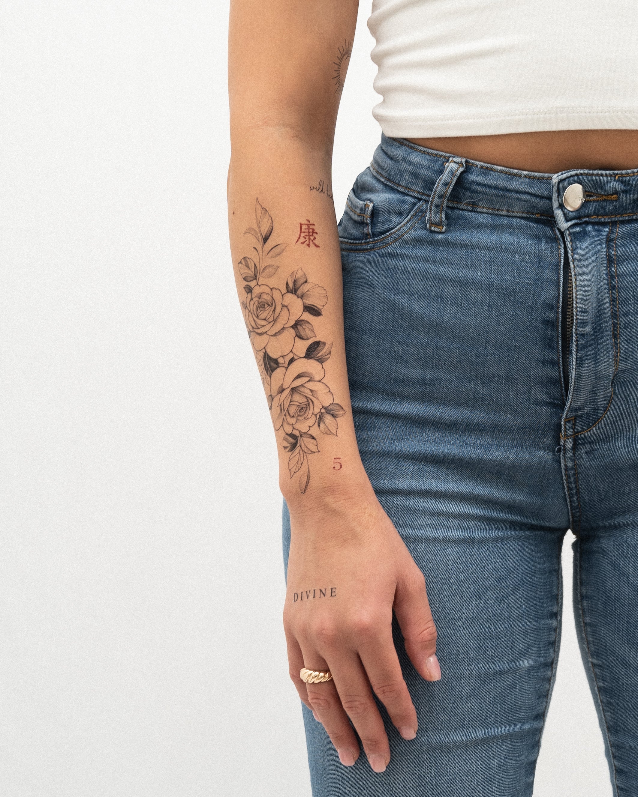 Roses Set | Tattoo Sticker